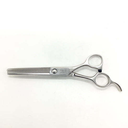 【内海ウツミUTSUMI】R-60/30 逆刃 オフセット シザー セニング 美容ハサミ すきばさみ 美容師 理容師 約20% 右利き 5.8インチ 中古 sc2589