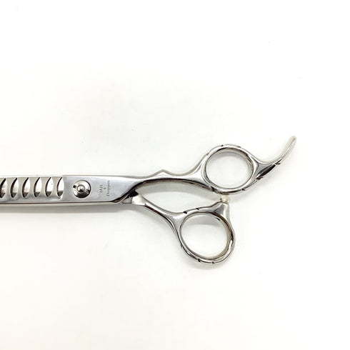 【TATE4 Doggies】 ブレンディング トリミングシザー オフセット 右利き トリマー ペット 7インチ 中古 sc2597