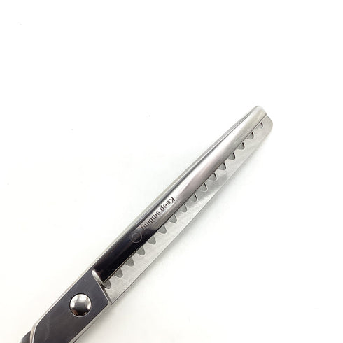 【TATE4 Doggies】 ブレンディング トリミングシザー オフセット 右利き トリマー ペット 7インチ 中古 sc2597