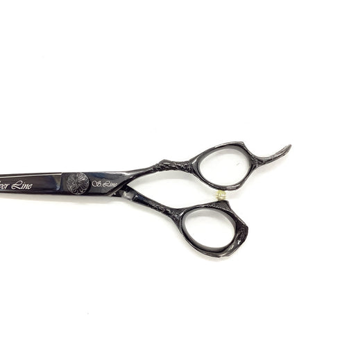 【シルバーラインSilverLine】ブラックマンチキンDBS600 トリミングシザー オフセット 右利き トリマー ペット 6インチ 中古 sc2600