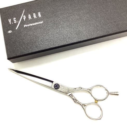 美品【Y.S.PARKワイエスパーク】YS-AS 6.5 Cobalt シザー メガネ 理容 美容ハサミ 美容師 理容師 右利き 6.5インチ 中古 sc2603