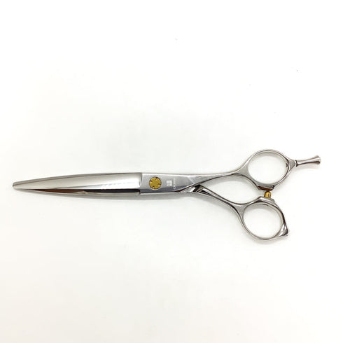 美品【オオカワプロシザーズ オオカワプロシザーOKAWA PRO SCISSORS】SGC65 ドライカット スライド シザー オフセット 理容 美容ハサミ 美容師 理容師 右利き 6.5インチ 中古 sc2604