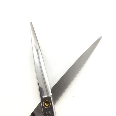 美品【オオカワプロシザーズ オオカワプロシザーOKAWA PRO SCISSORS】SG70X シザー オフセット 理容 美容ハサミ 美容師 理容師 右利き 7インチ 中古 sc2605