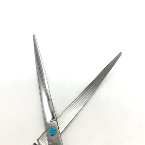 【ビアーズBEARDS】DEEP MSW 8 ディープカーブ トリミングシザー メガネ 右利き トリマー ペット 8インチ 中古 sc2607