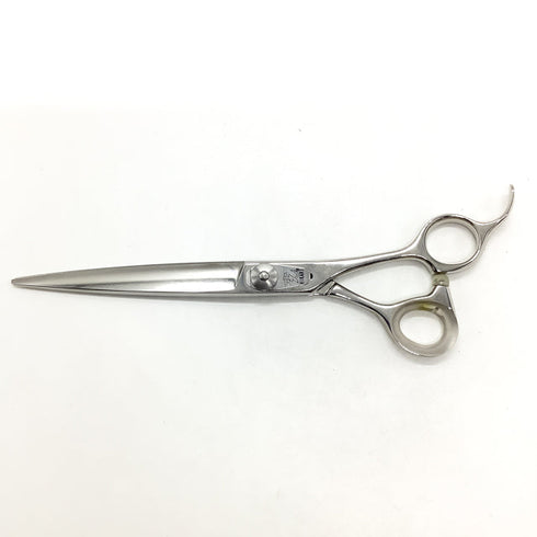 美品【ヒカリシザーズHIKARI光シザーHIKARI SCISSORS】E-7 シザー オフセット 理容 美容ハサミ 美容師 理容師 右利き 7インチ 中古 sc2609