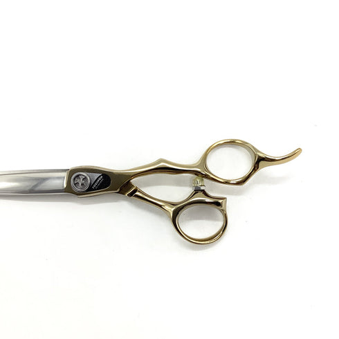 【トギノンTOGINON】Dr.shark Dr.シャーク 6.1 スーパーブラント シザー オフセット 理容 美容ハサミ 美容師 理容師 右利き 6.1インチ 中古 sc2611