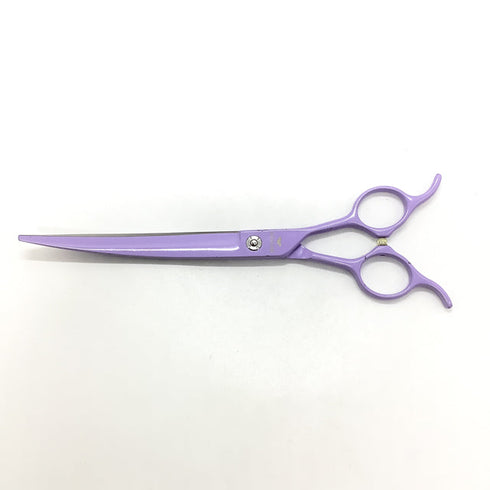 【ビアーズBEARDS】マシュマロカーブ8.0 トリミングシザー メガネ 右利き トリマー ペット 8インチ 中古 sc2615
