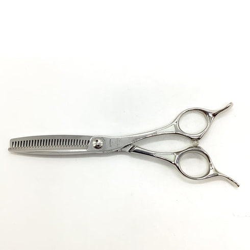 美品【トギノンTOGINON】クイーンサクセス サクセススターmodel3 メガネ シザー セニング 美容ハサミ すきばさみ 美容師 理容師 約20% 右利き 5.8インチ 中古 sc2623