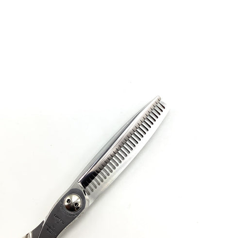 美品【トギノンTOGINON】クイーンサクセス サクセススターmodel3 メガネ シザー セニング 美容ハサミ すきばさみ 美容師 理容師 約20% 右利き 5.8インチ 中古 sc2623