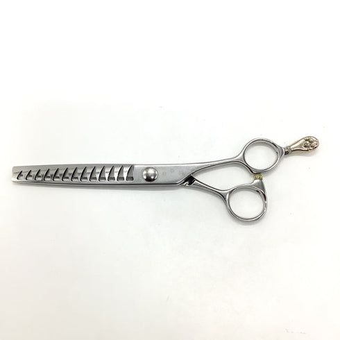 【チョッキンシザーCHOKKIN】ブレードブレンディング トリミングシザー 右利き セニング トリマー ペット 6.8インチ 中古 sc2632