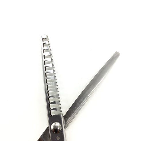 【チョッキンシザーCHOKKIN】ブレードブレンディング トリミングシザー 右利き セニング トリマー ペット 6.8インチ 中古 sc2632