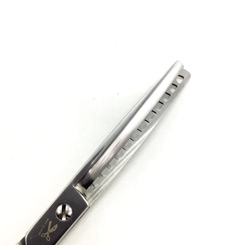 【チョッキンシザーCHOKKIN】ブレードブレンディング トリミングシザー 右利き セニング トリマー ペット 6.8インチ 中古 sc2632