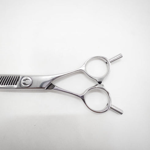 【マック シザーBMAC】GT-2031S メガネ シザー セニング 美容ハサミ すきばさみ 美容師 理容師 約15% 右利き 6インチ 中古 sc2644