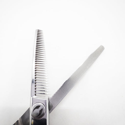 【マック シザーBMAC】GT-2031S メガネ シザー セニング 美容ハサミ すきばさみ 美容師 理容師 約15% 右利き 6インチ 中古 sc2644