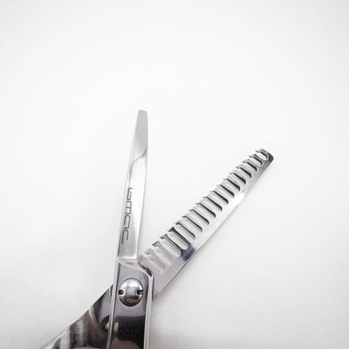 【マック シザーBMAC】MT-6017 メガネ シザー セニング 美容ハサミ すきばさみ 美容師 理容師 約55~65% 右利き 6インチ 中古 sc2645