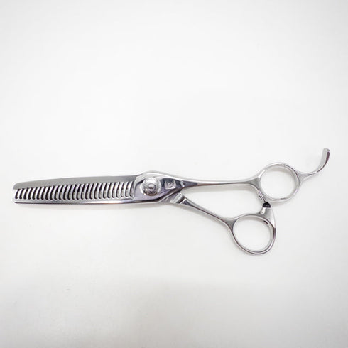 【ナルトシザーズ ナルトシザーNARUTO SCISSORS】三梳きヘネシーローリングS27 オフセット シザー セニング 美容ハサミ すきばさみ 美容師 理容師 約25~30% 右利き 6インチ 中古 sc2646