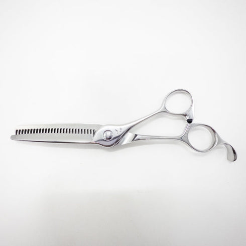 【ナルトシザーズ ナルトシザーNARUTO SCISSORS】三梳きヘネシーローリングS27 オフセット シザー セニング 美容ハサミ すきばさみ 美容師 理容師 約25~30% 右利き 6インチ 中古 sc2646