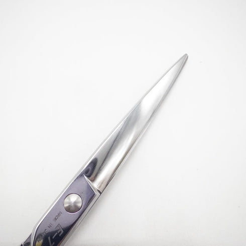 【ヒカリシザーズHIKARI光シザーHIKARI SCISSORS】E-7 シザー オフセット 理容 美容ハサミ 美容師 理容師 右利き 7インチ 中古 sc2647