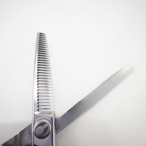 【マック シザーBMAC】GT-2031S メガネ シザー セニング 美容ハサミ すきばさみ 美容師 理容師 約15% 右利き 6インチ 中古 sc2651