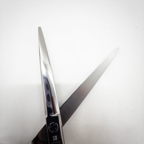 【オオカワプロシザーズ オオカワプロシザーOKAWA PRO SCISSORS】SG65X シザー オフセット 理容 美容ハサミ 美容師 理容師 右利き 6.5インチ 中古 sc2654