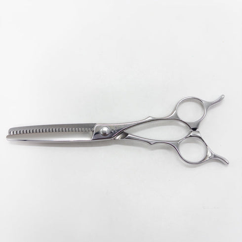 【ナルトシザーズ ナルトシザーNARUTO SCISSORS】三梳きトラントS26 メガネ シザー セニング 美容ハサミ すきばさみ 美容師 理容師 約25~30% 右利き 6インチ 中古 sc2655