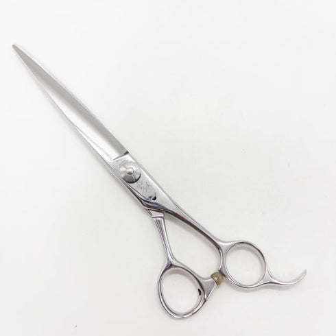 【ヒカリシザーズHIKARI光シザーHIKARI SCISSORS】E-7 シザー オフセット 理容 美容ハサミ 美容師 理容師 右利き 7インチ 中古 sc2657