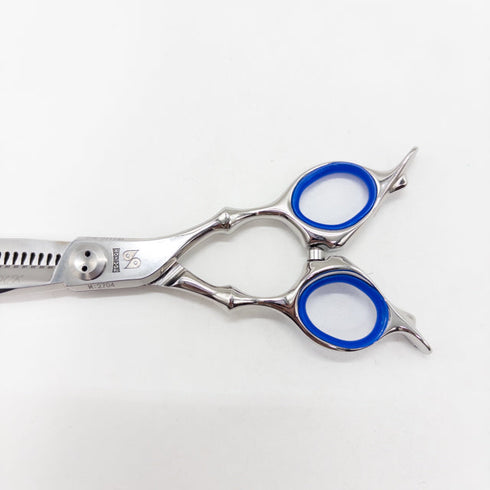 【トギノンTOGINON】DYNA SAURUS ダイナザウルス リバース6.1 メガネ シザー セニング 美容ハサミ すきばさみ 美容師 理容師 約70% 右利き 6.1インチ 中古 sc2658