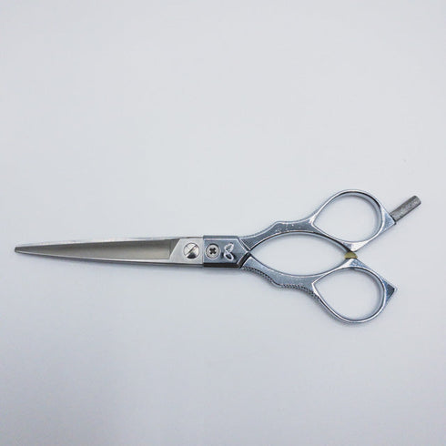 【八栄YASAKAヤサカ】S-M55 シザー メガネ 理容 美容ハサミ 美容師 理容師 右利き 5.5インチ 中古 sc266