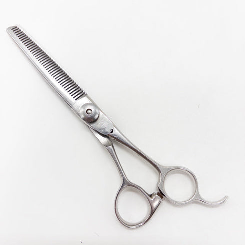 【ナルトシザーズ ナルトシザーNARUTO SCISSORS】デザインカットS オフセット シザー セニング 美容ハサミ すきばさみ 美容師 理容師 約35~45% 右利き 6インチ 中古 sc2660