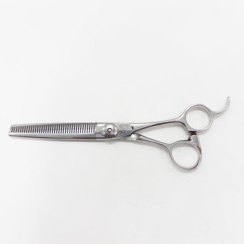 【ナルトシザーズ ナルトシザーNARUTO SCISSORS】デザインカットS オフセット シザー セニング 美容ハサミ すきばさみ 美容師 理容師 約35~45% 右利き 6インチ 中古 sc2660