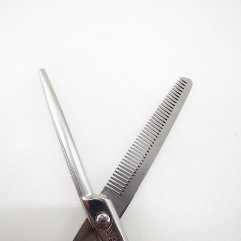 【ナルトシザーズ ナルトシザーNARUTO SCISSORS】デザインカットS オフセット シザー セニング 美容ハサミ すきばさみ 美容師 理容師 約35~45% 右利き 6インチ 中古 sc2660