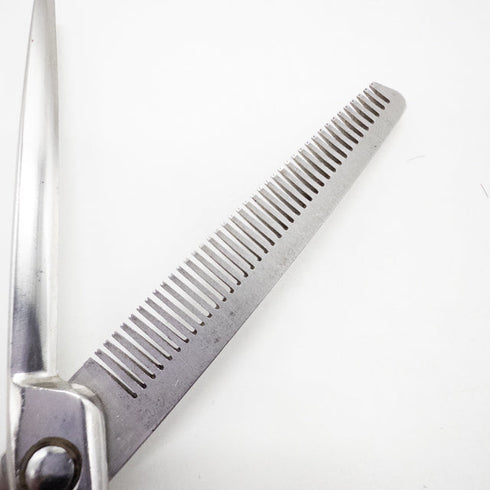 【ナルトシザーズ ナルトシザーNARUTO SCISSORS】デザインカットS オフセット シザー セニング 美容ハサミ すきばさみ 美容師 理容師 約35~45% 右利き 6インチ 中古 sc2660