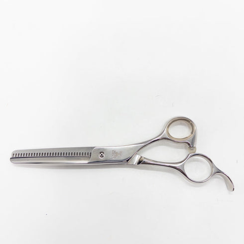 美品【ヒカリシザーズHIKARI光シザーHIKARI SCISSORS】6032 オフセット シザー セニング 美容ハサミ すきばさみ 美容師 理容師 約40% 右利き 6インチ 中古 sc2661