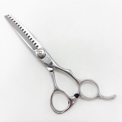 【BUGEI武芸】SVY15 15目 逆刃 オフセット シザー セニング 美容ハサミ すきばさみ 美容師 理容師 約40~50% 右利き 5.8インチ 中古 sc2663