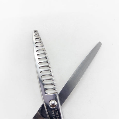 【BUGEI武芸】SVY15 15目 逆刃 オフセット シザー セニング 美容ハサミ すきばさみ 美容師 理容師 約40~50% 右利き 5.8インチ 中古 sc2663