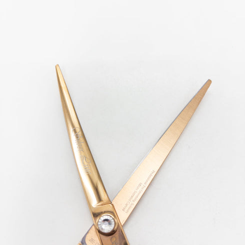 【シルバーラインSilverLine】のこぎり刃スリムカーブSC6535 トリミングシザー メガネ 右利き トリマー ペット 6.5インチ 中古 sc2664