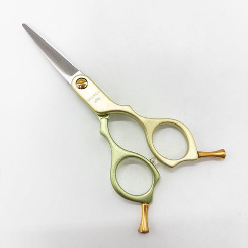 【ビアーズBEARDS】アルミストレートギザMINI-5G トリミングシザー メガネ 右利き トリマー ペット 5インチ 中古 sc2665