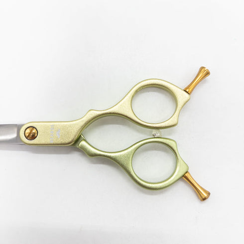 【ビアーズBEARDS】アルミストレートギザMINI-5G トリミングシザー メガネ 右利き トリマー ペット 5インチ 中古 sc2665