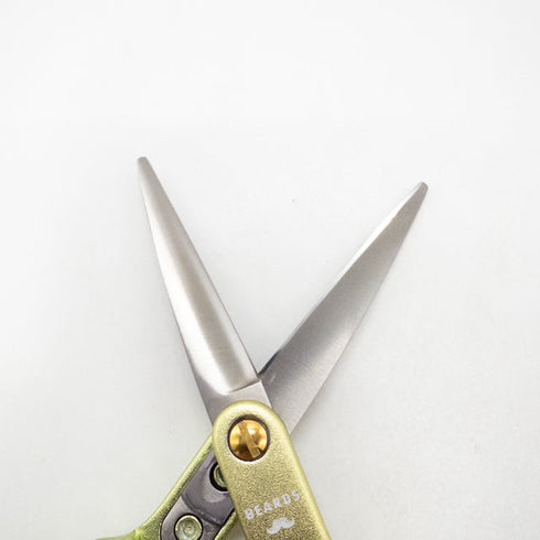 【ビアーズBEARDS】アルミストレートギザMINI-5G トリミングシザー メガネ 右利き トリマー ペット 5インチ 中古 sc2665