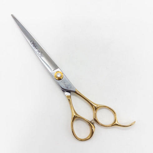 【シルバーラインSilverLine】国民三銃士ノコギリ刃KUTS700 トリミングシザー オフセット 右利き トリマー ペット 7インチ 中古 sc2667