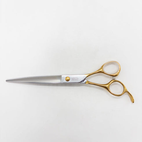 【シルバーラインSilverLine】国民三銃士ノコギリ刃KUTS700 トリミングシザー オフセット 右利き トリマー ペット 7インチ 中古 sc2669