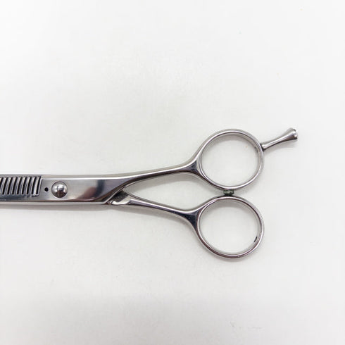 【ミズタニシザーズ ミズタニシザーMIZUTANI SCISSORS】Re-tro THINNING 30レトロ メガネ シザー セニング 美容ハサミ すきばさみ 美容師 理容師 約30% 右利き 5.7インチ 中古 sc2675