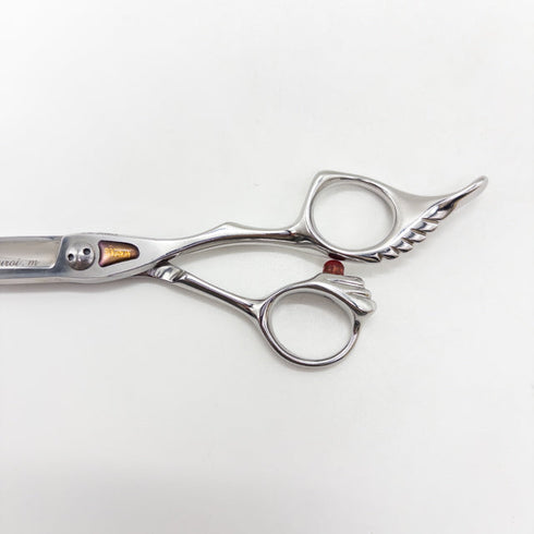 【トギノンTOGINON】fumaフーマ スライド シザー オフセット 理容 美容ハサミ 美容師 理容師 右利き 6インチ 中古 sc2677