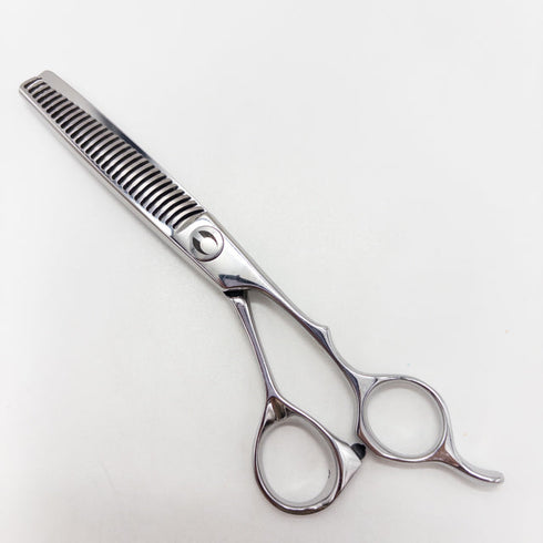 【マック シザーBMAC】DT-2529OS 両グシ オフセット シザー セニング 美容ハサミ すきばさみ 美容師 理容師 約20~25% 右利き 6インチ 中古 sc2681