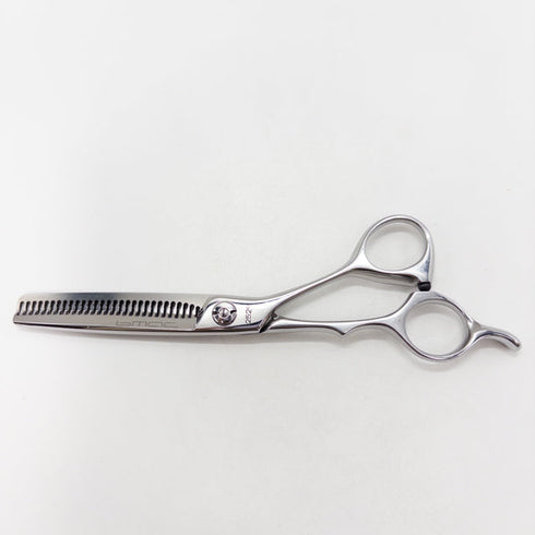 【マック シザーBMAC】DT-2529OS 両グシ オフセット シザー セニング 美容ハサミ すきばさみ 美容師 理容師 約20~25% 右利き 6インチ 中古 sc2681