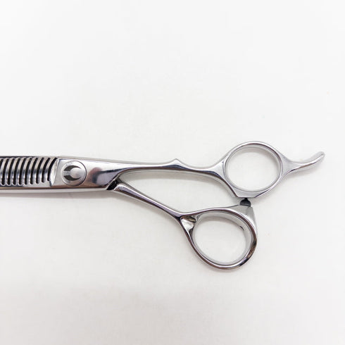 【マック シザーBMAC】DT-2529OS 両グシ オフセット シザー セニング 美容ハサミ すきばさみ 美容師 理容師 約20~25% 右利き 6インチ 中古 sc2681