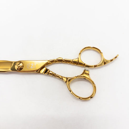 美品【コルタCORTA】MK-60G N-SPEC 長門様モデル シザー オフセット 理容 美容ハサミ 美容師 理容師 右利き 6インチ 中古 sc2683