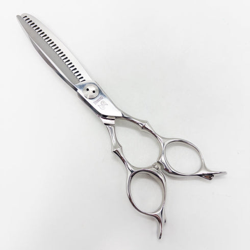 【トギノンTOGINON】DYNA SAURUS ダイナザウルス リバース6.1 メガネ シザー セニング 美容ハサミ すきばさみ 美容師 理容師 約70% 右利き 6.1インチ 中古 sc2686