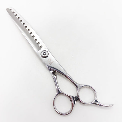 【ジョーウェルJOEWELL】JGT-X13G オフセット シザー セニング 美容ハサミ すきばさみ 美容師 理容師 約80% 右利き 6.3インチ 中古 sc2692