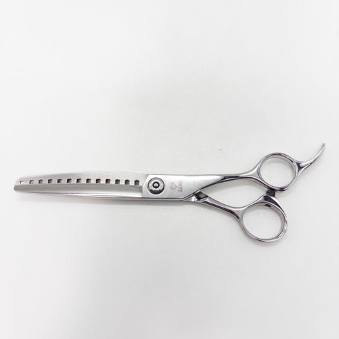 【ジョーウェルJOEWELL】JGT-X13G オフセット シザー セニング 美容ハサミ すきばさみ 美容師 理容師 約80% 右利き 6.3インチ 中古 sc2692